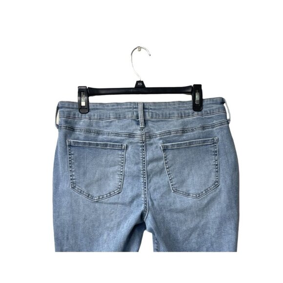 NYDJ Curves 360 Cropped Jeans Size 10P High Rise Light Wash Slim Straight - Picture 8 of 12